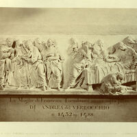 Geburts- und Sterbesszene (auch: Tornabuoni-Relief)